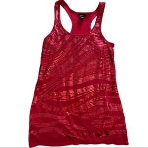 Rue21 Red Sequin Tank Top